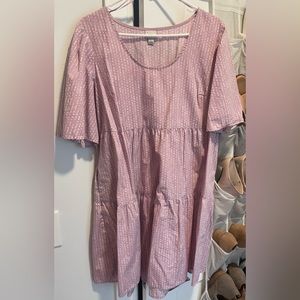 A new day purple tiered dress.